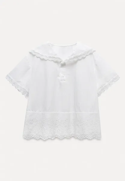 Women's Eyelet Lace Blouse
