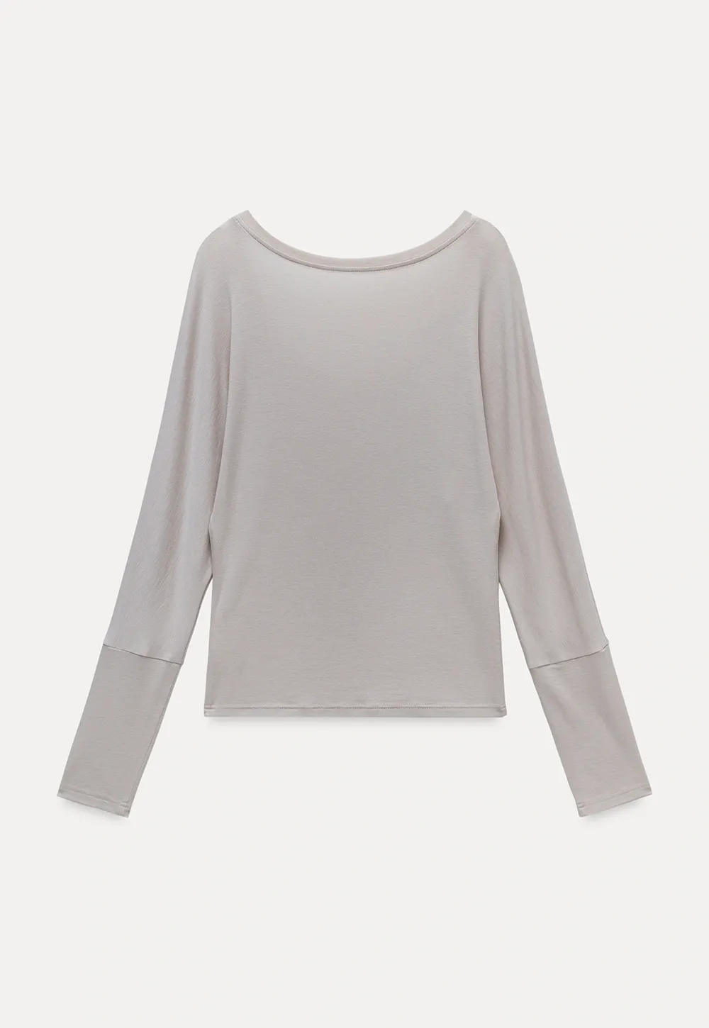 Casual Long Sleeve Top with Flowy Maxi Skirt