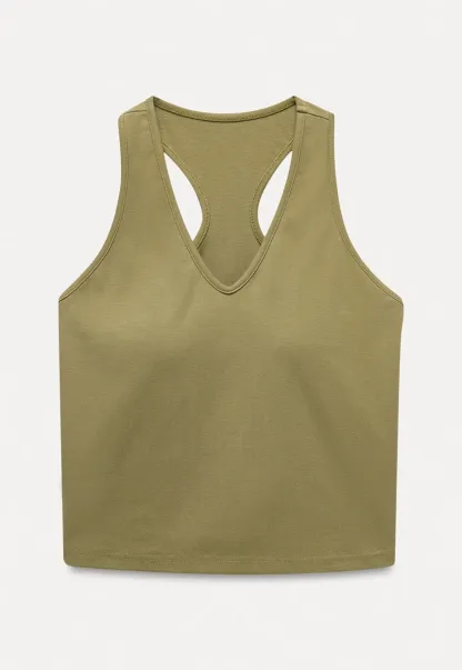 Women's V-Neck Racerback Tank