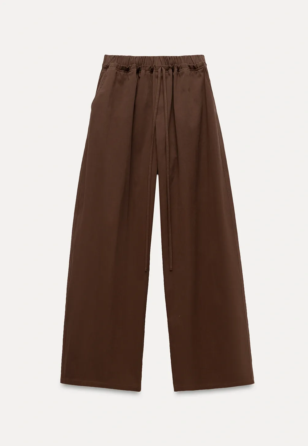Women's Drawstring Wide-Leg Pants
