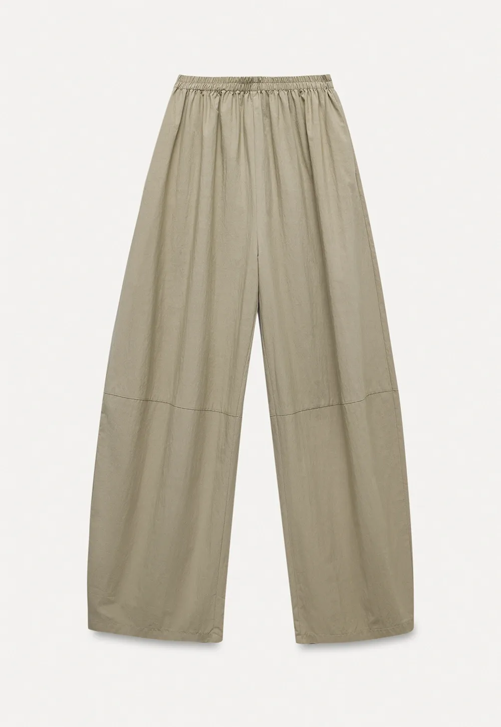 WomensElastic Waist Wide Leg Pants