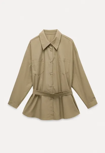 Belted Utility Shirt