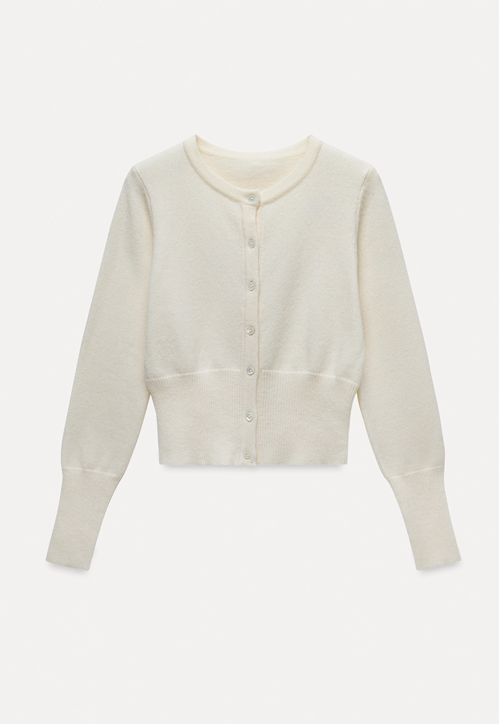 Women's Casual Crewneck Knit Cardigan