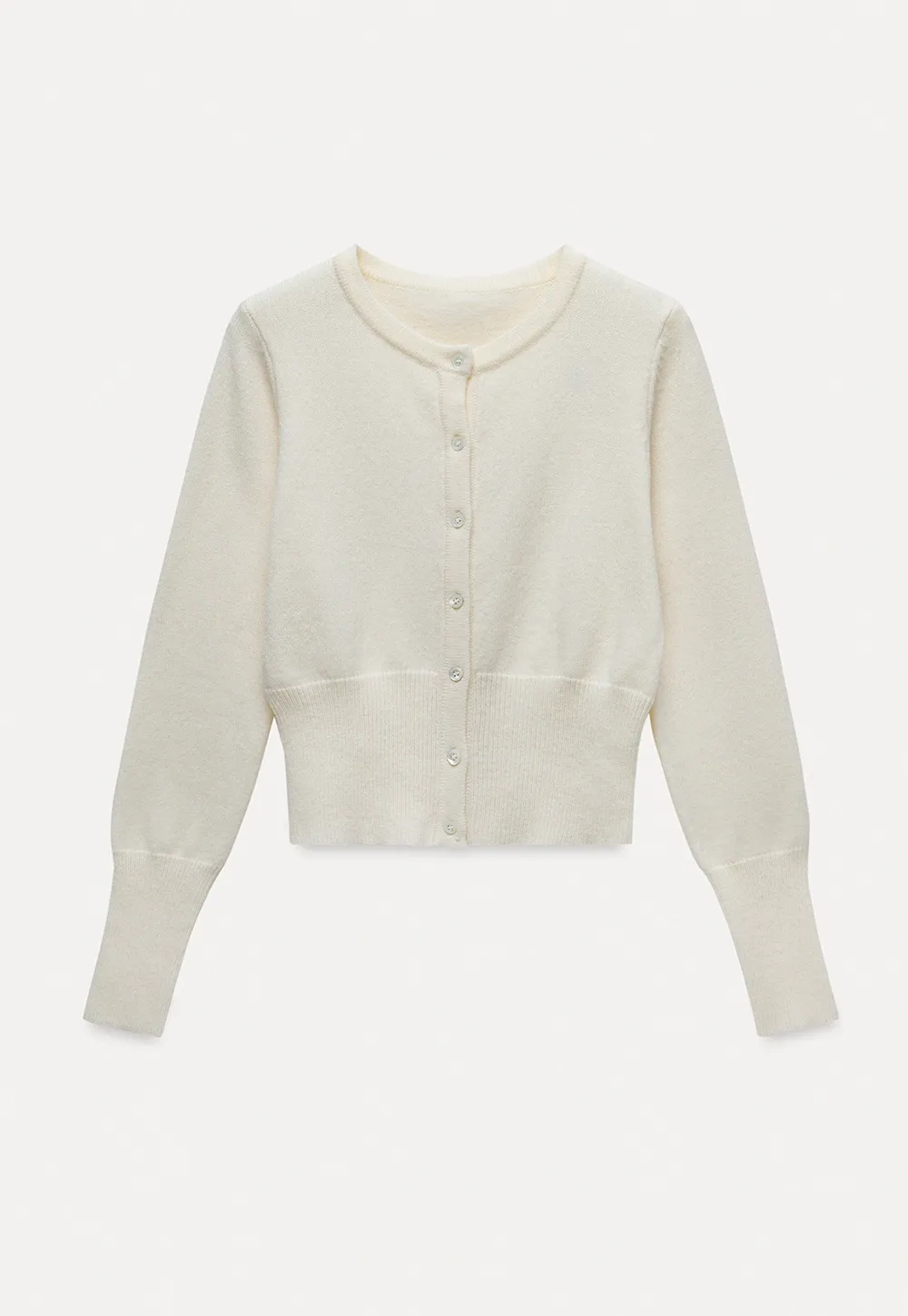 Women's Casual Crewneck Knit Cardigan