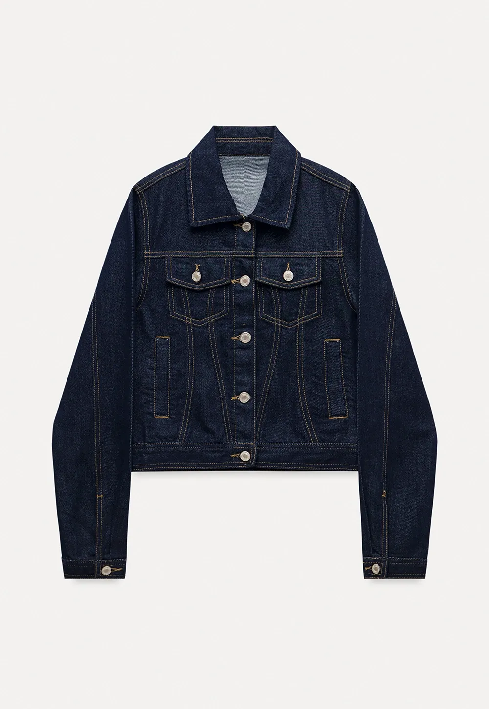 Womens Denim Jacket and Wide Leg Jeans Set