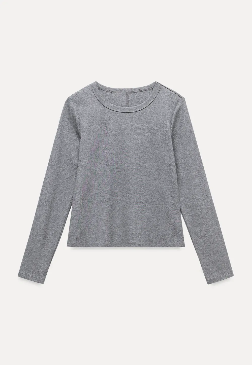 Basic Slim Fit Long Sleeve Top for Women