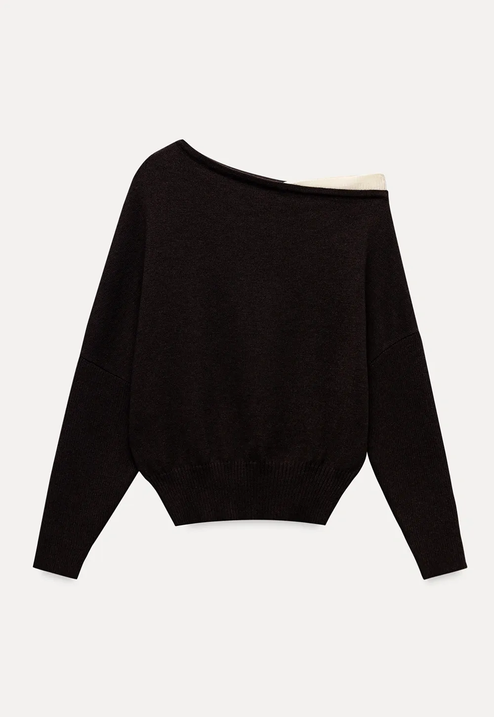 Casual One Shoulder Pullover Long Sleeve Top for Women