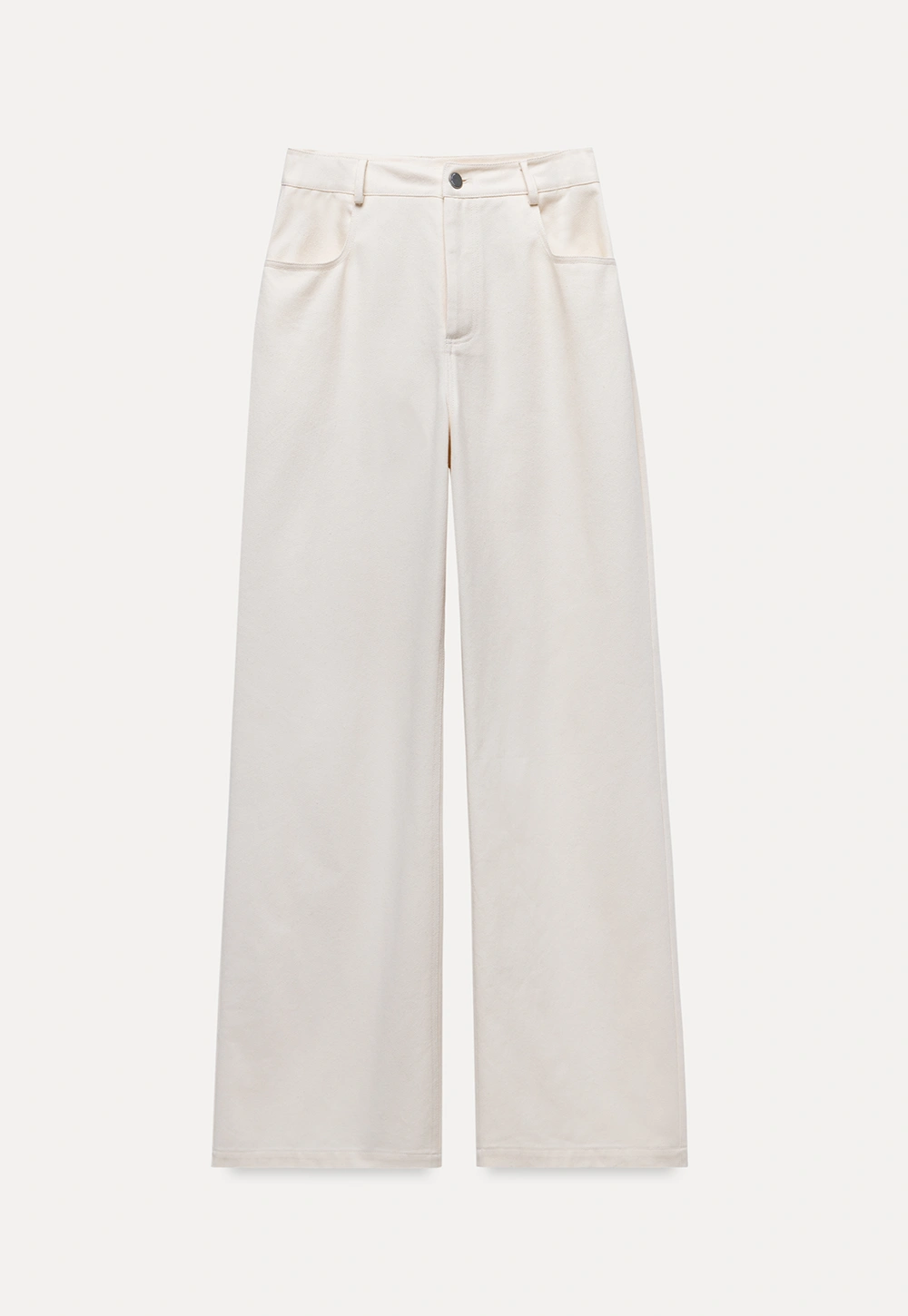 Women’s Off-White Wide Leg Dress Pants