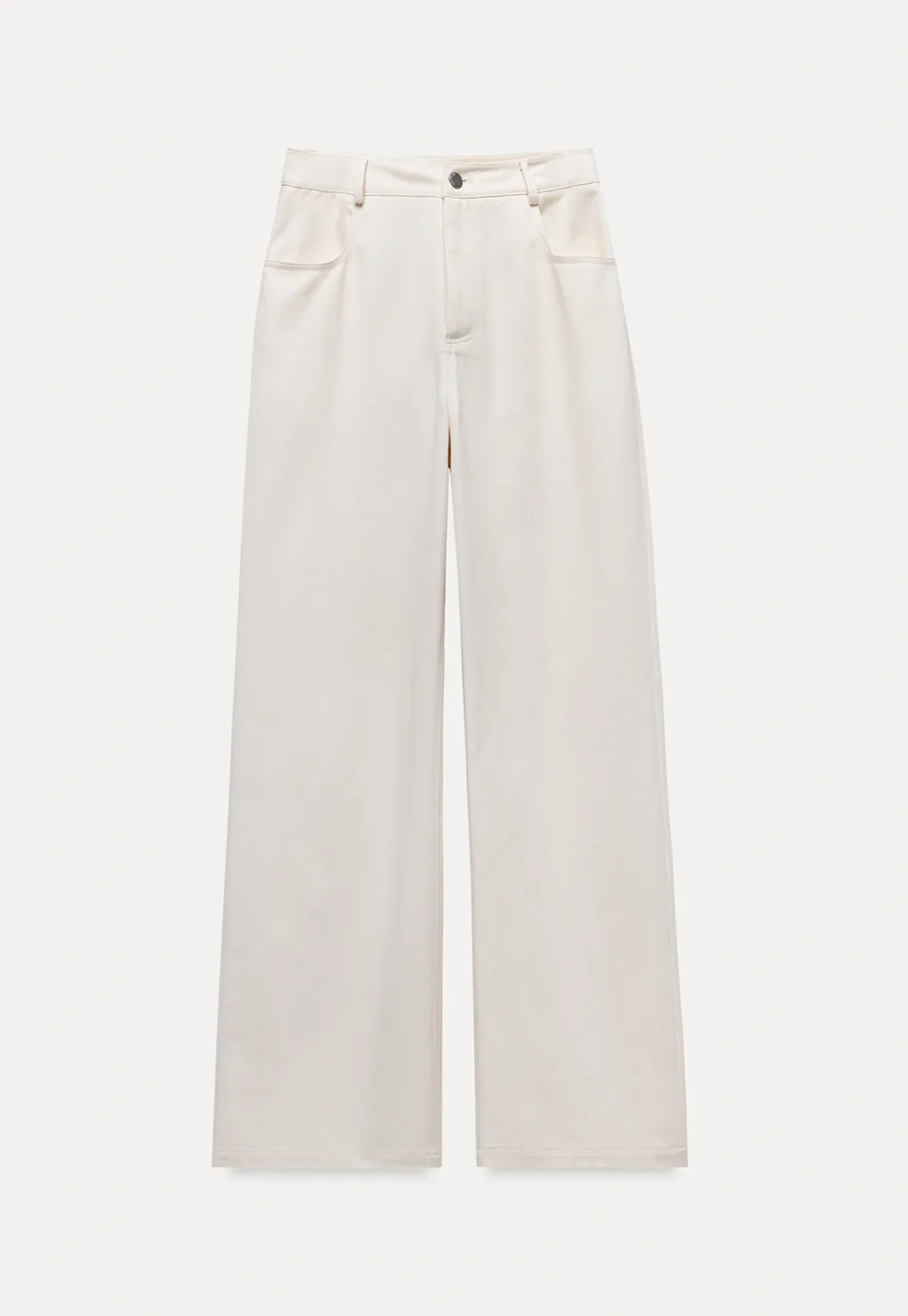Women’s Off-White Wide Leg Dress Pants
