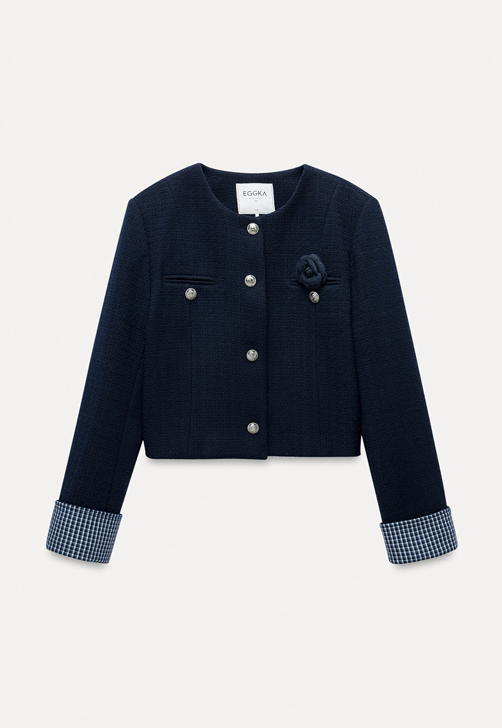 Elegant Boucle Short Jacket for Women