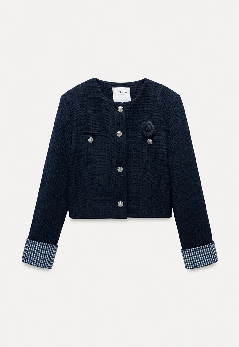 Elegant Boucle Short Jacket for Women