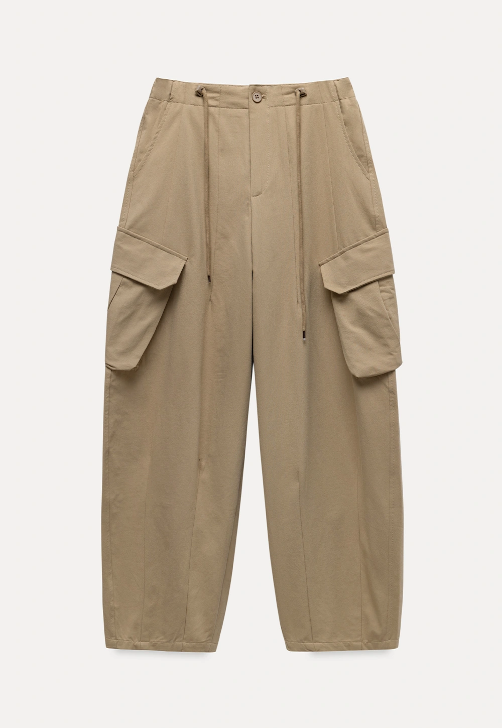 Womens High Waist Cargo Pants
