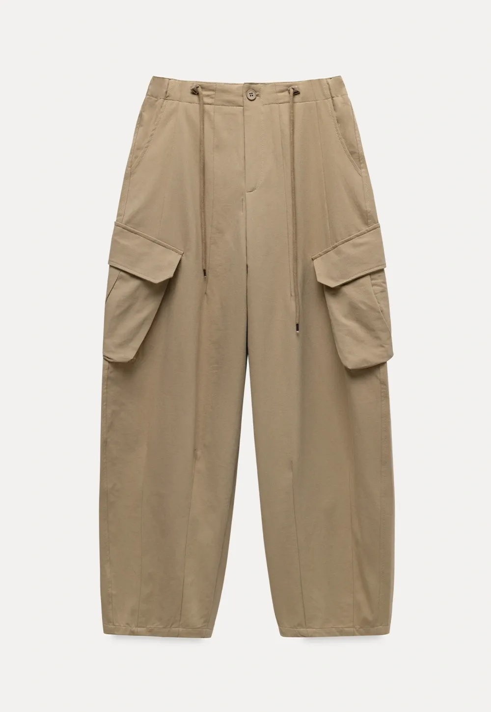 Womens High Waist Cargo Pants