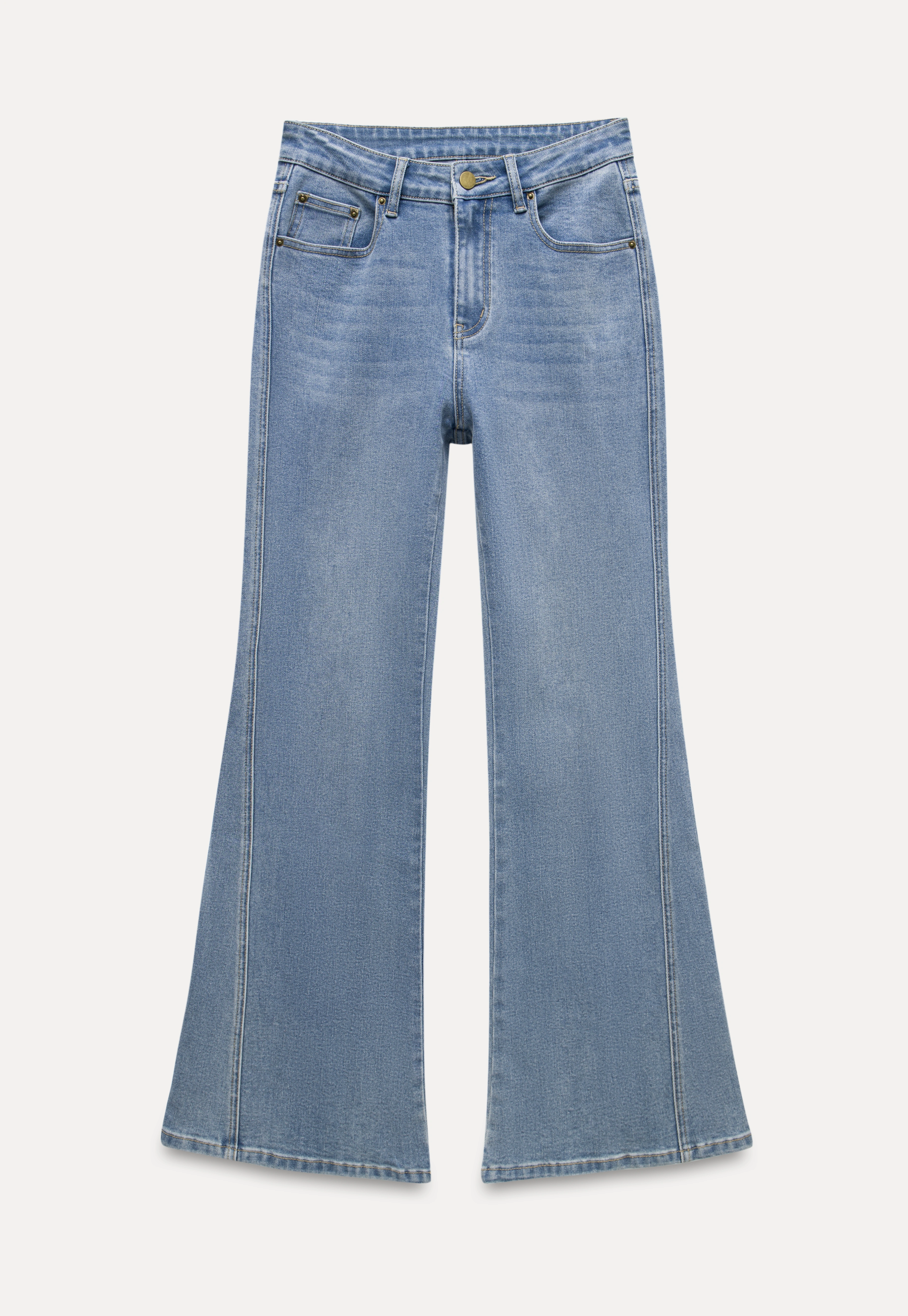 High Waist Flared Jeans