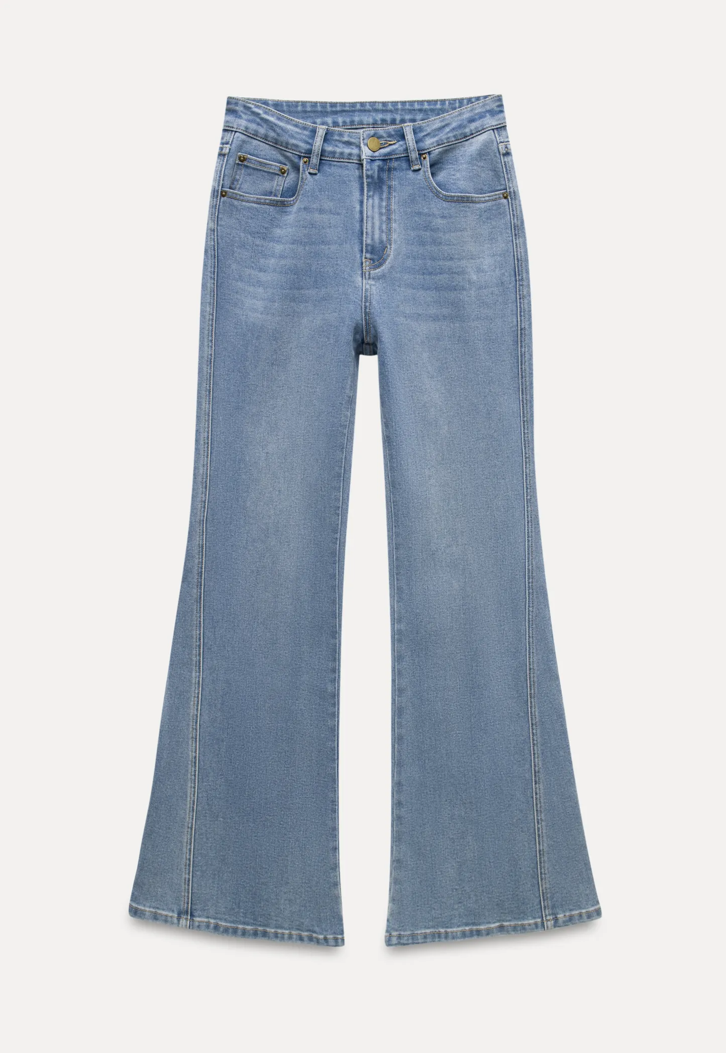 High Waist Flared Jeans