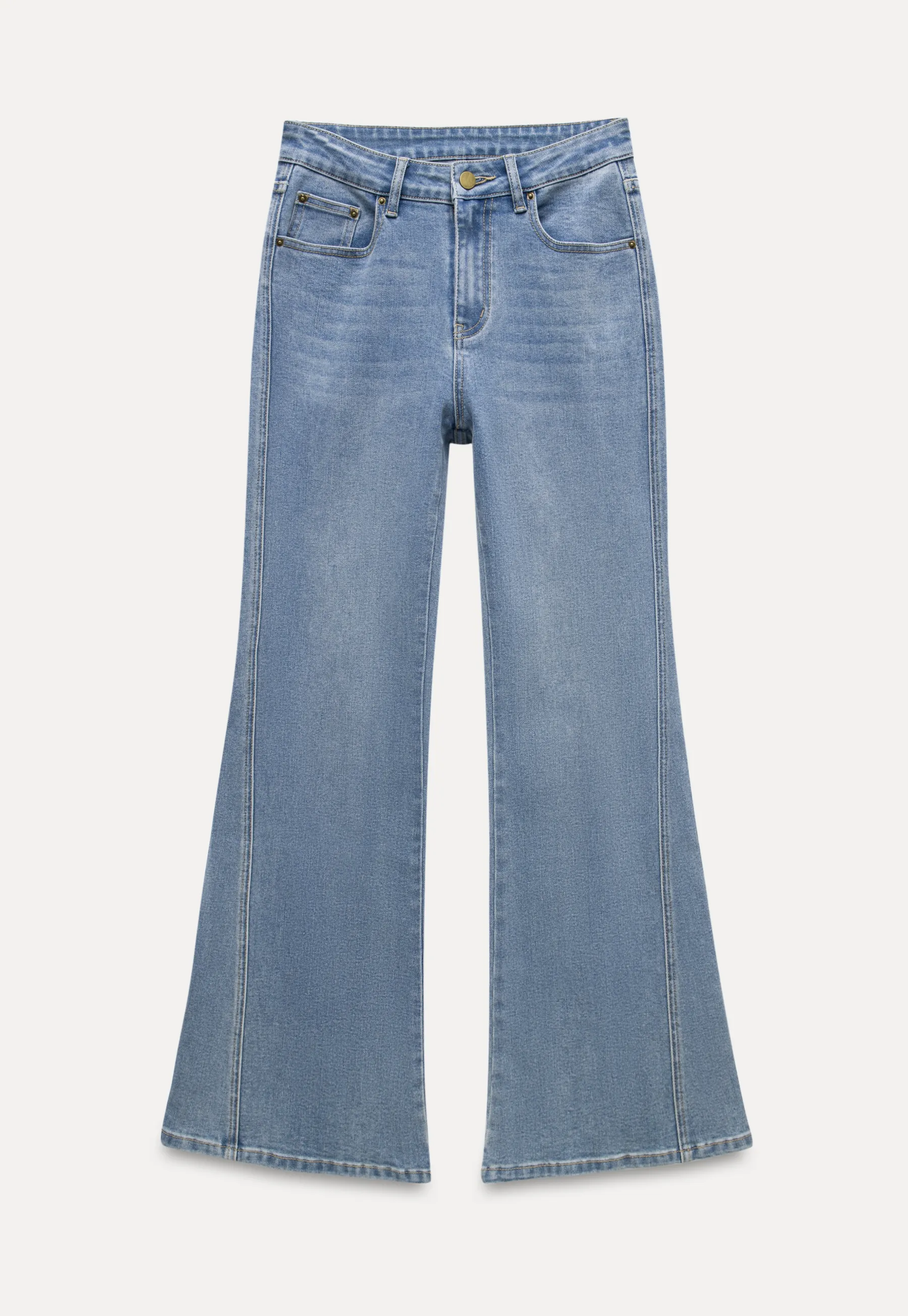 High Waist Flared Jeans