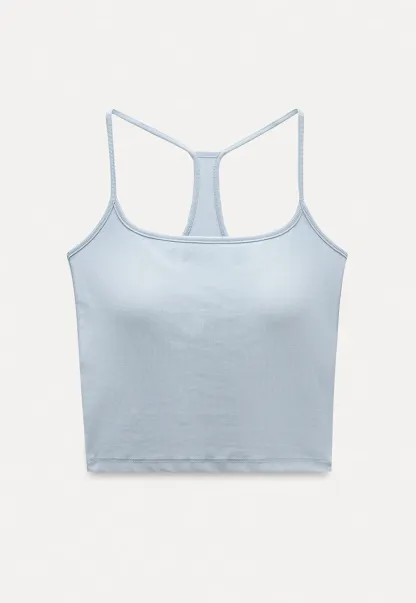 Racerback Crop Tank Top