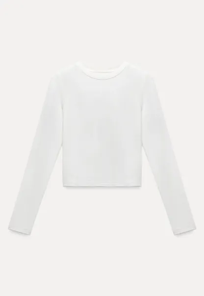 Women Basic Crew Neck Long Sleeve T Shirt