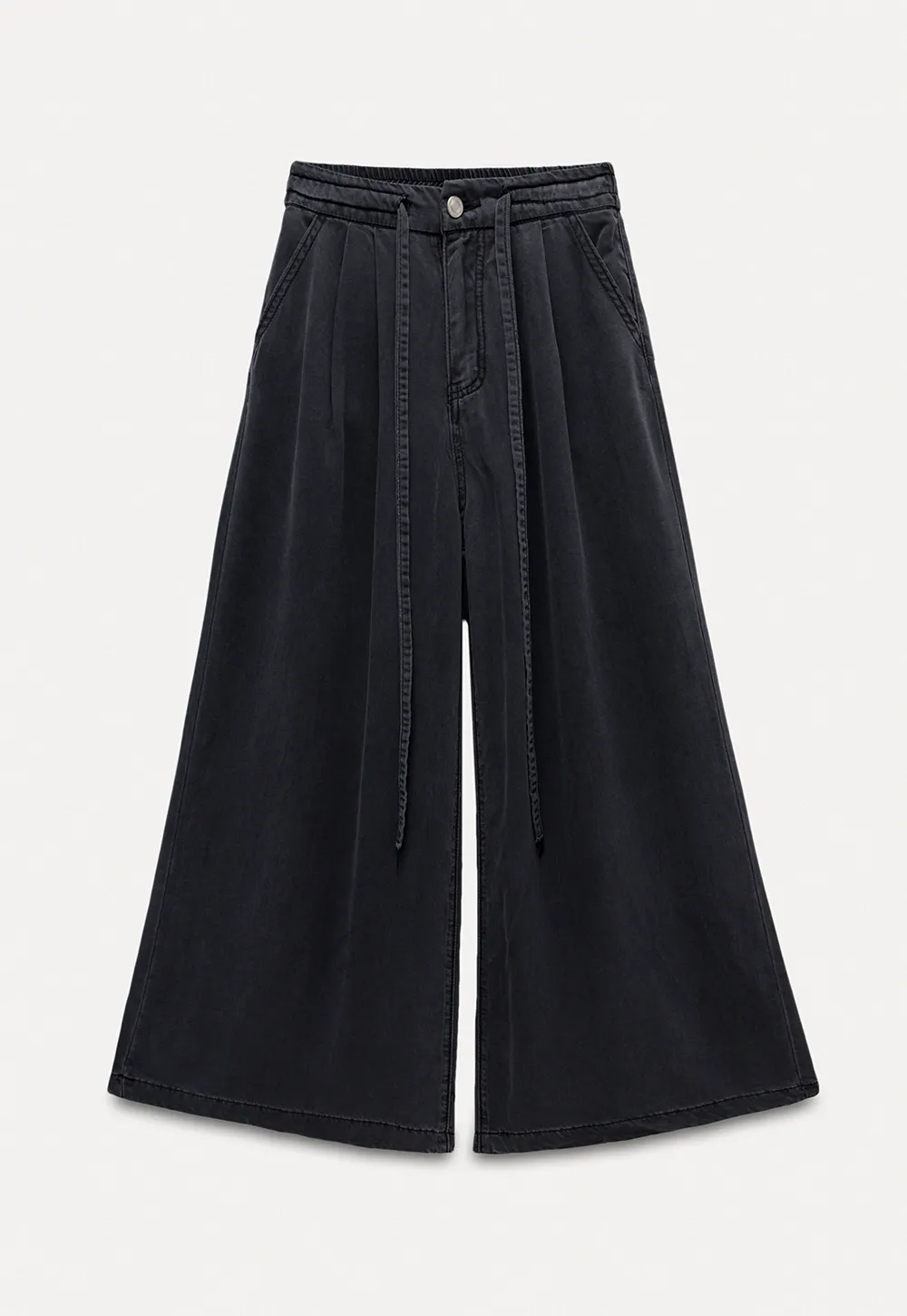 Drawstring Palazzo Pants