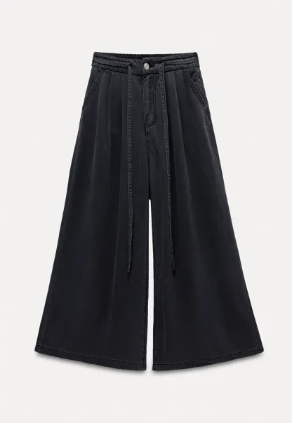 Drawstring Palazzo Pants