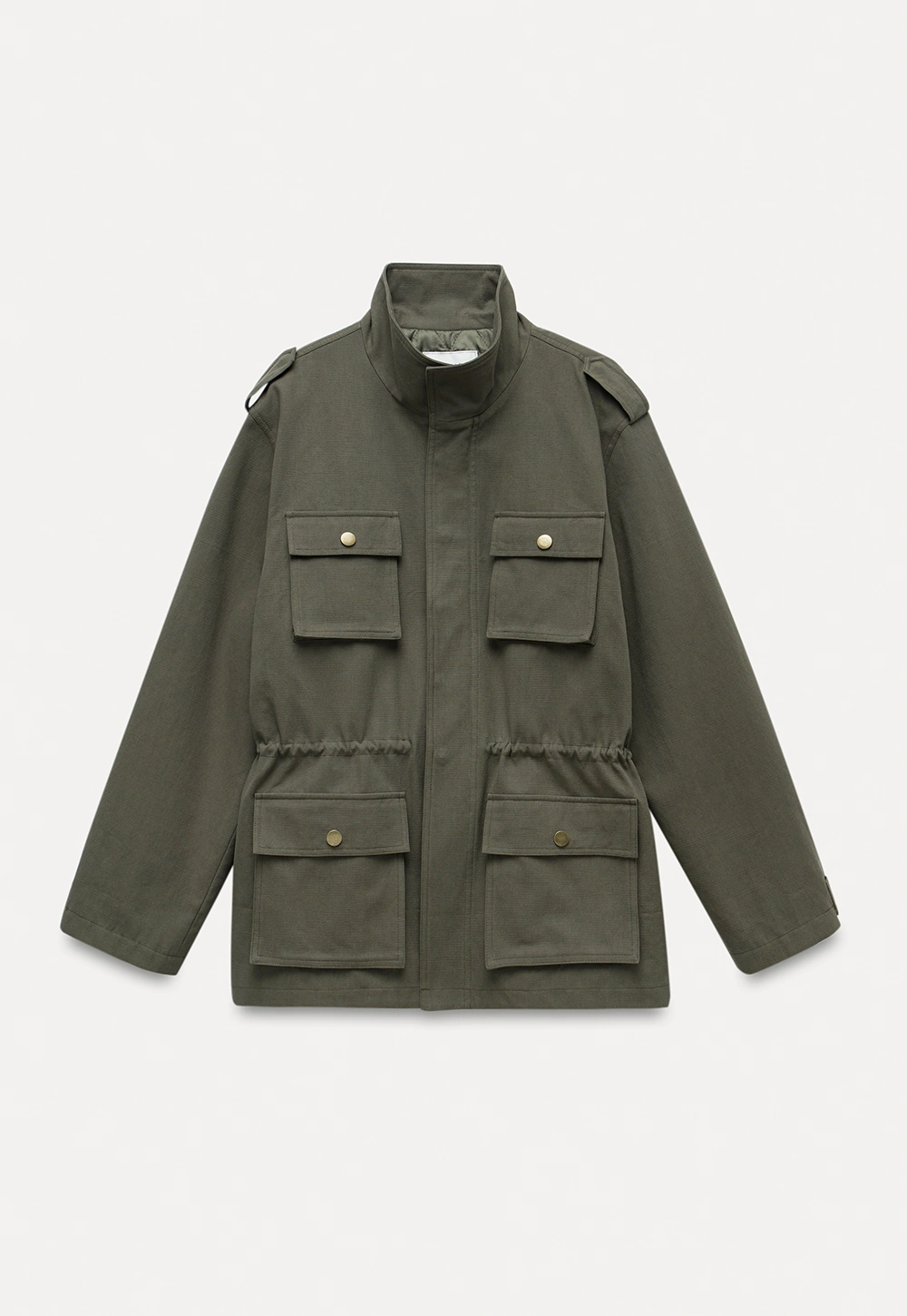 Womens Oversized Utility Pocket Jacket