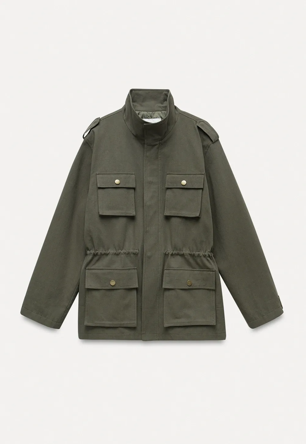 Womens Oversized Utility Pocket Jacket