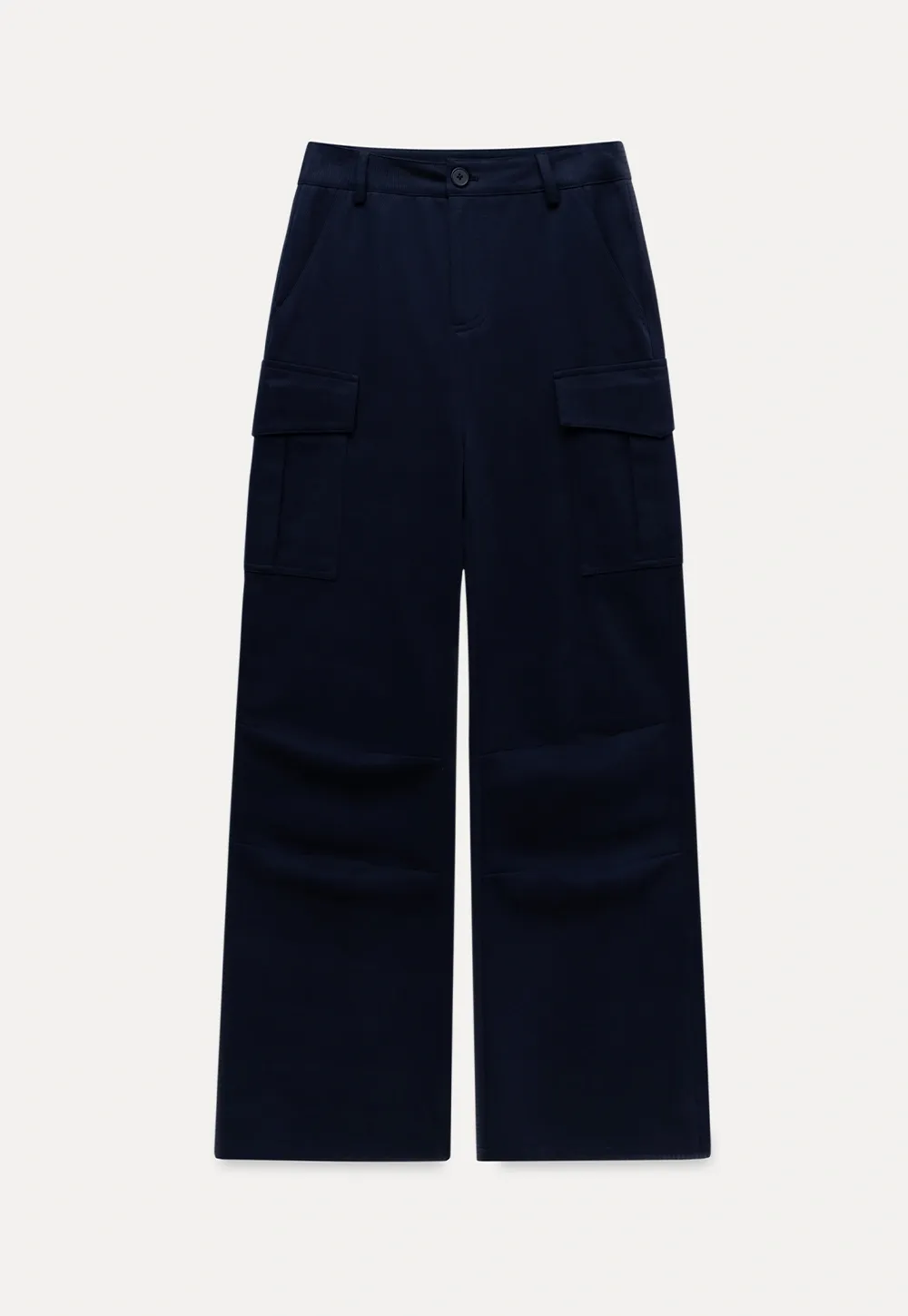 Womens Wide Leg Cargo Pants with Pockets