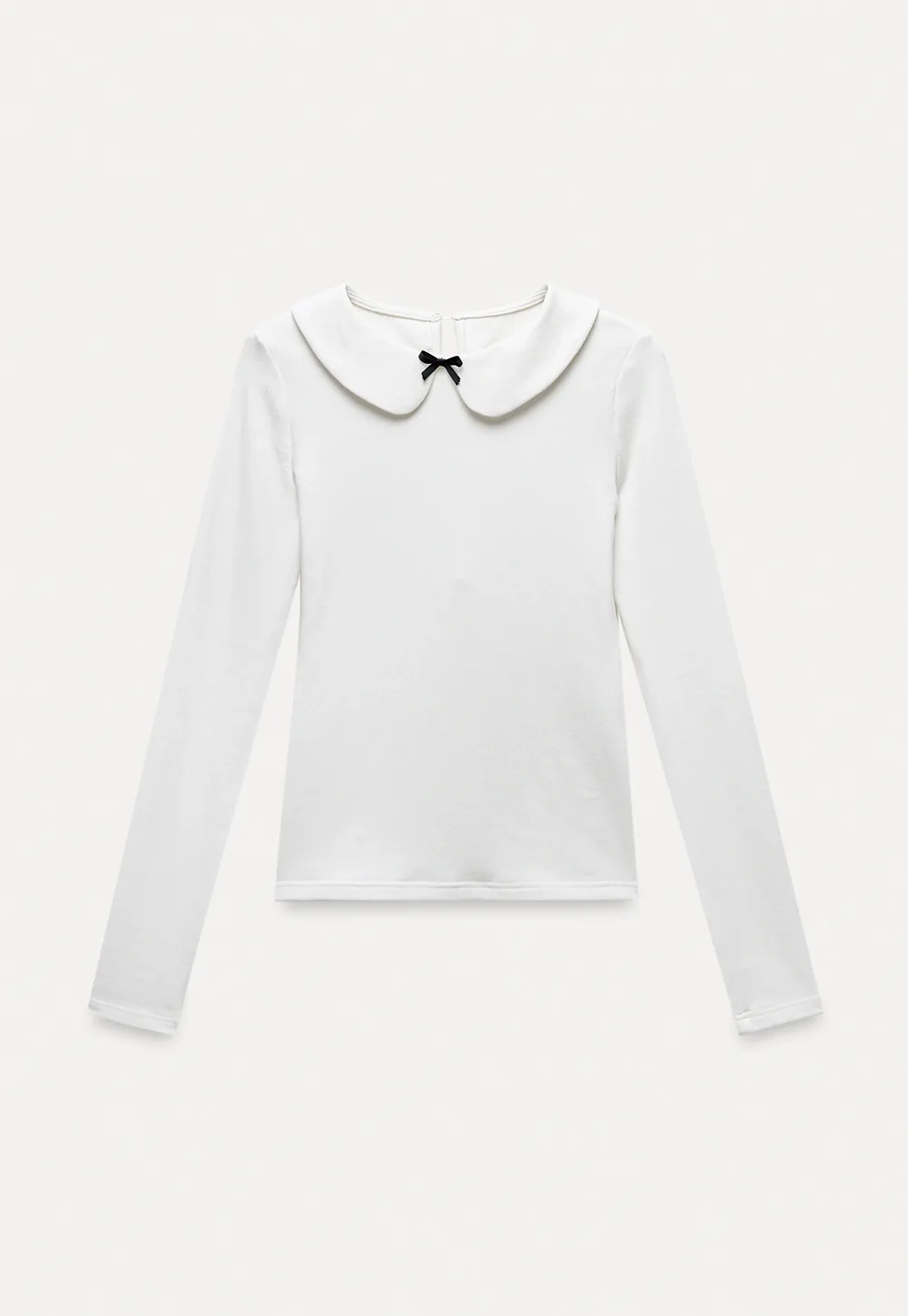 Peter Pan Collar Long Sleeve Tee