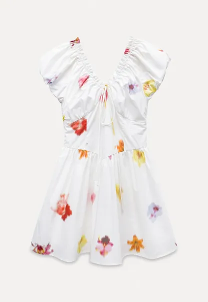 Romantic Floral Mini Dress