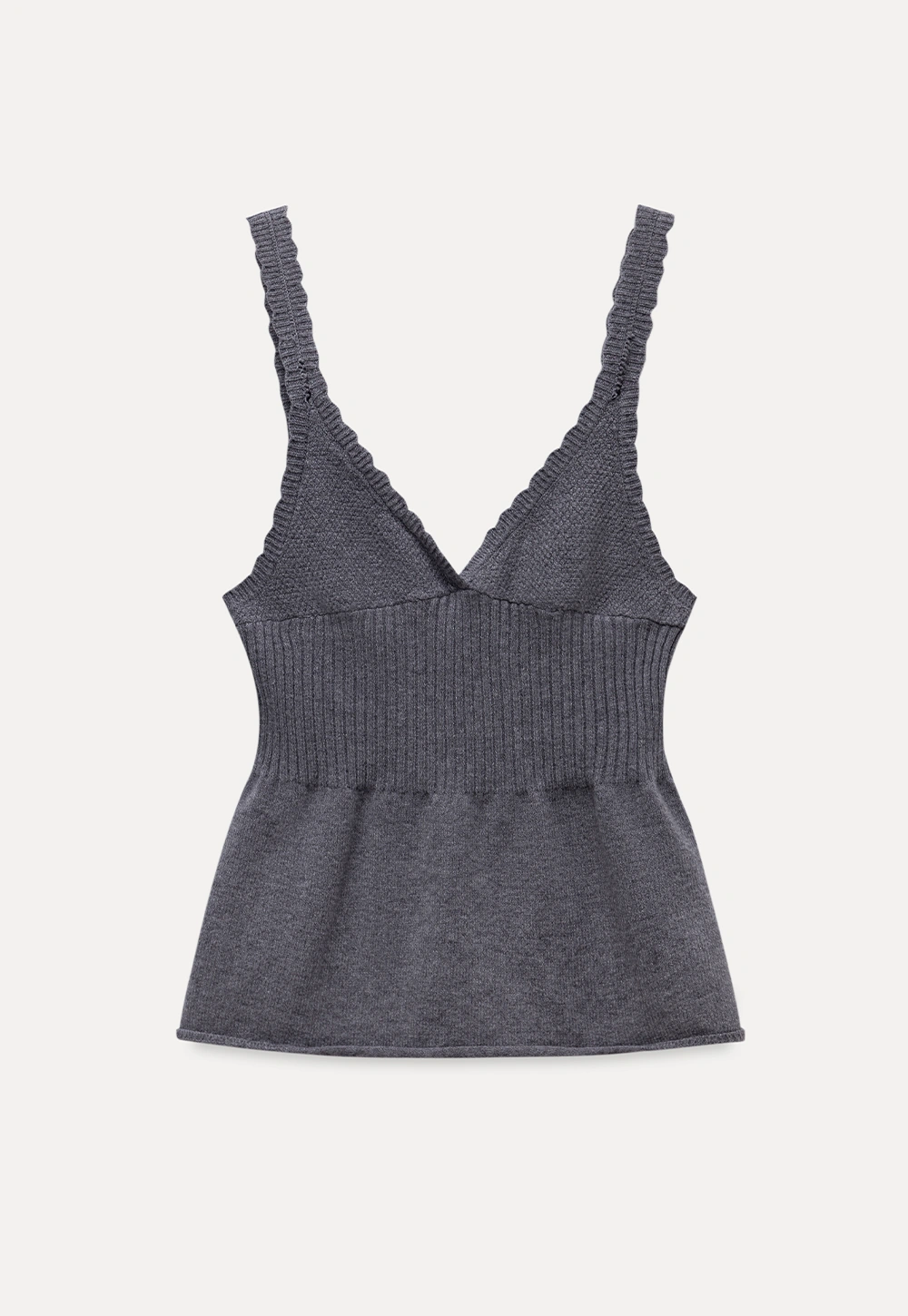 Womens 2 Piece Set Knit Cami Top with Long Sleeve Tee