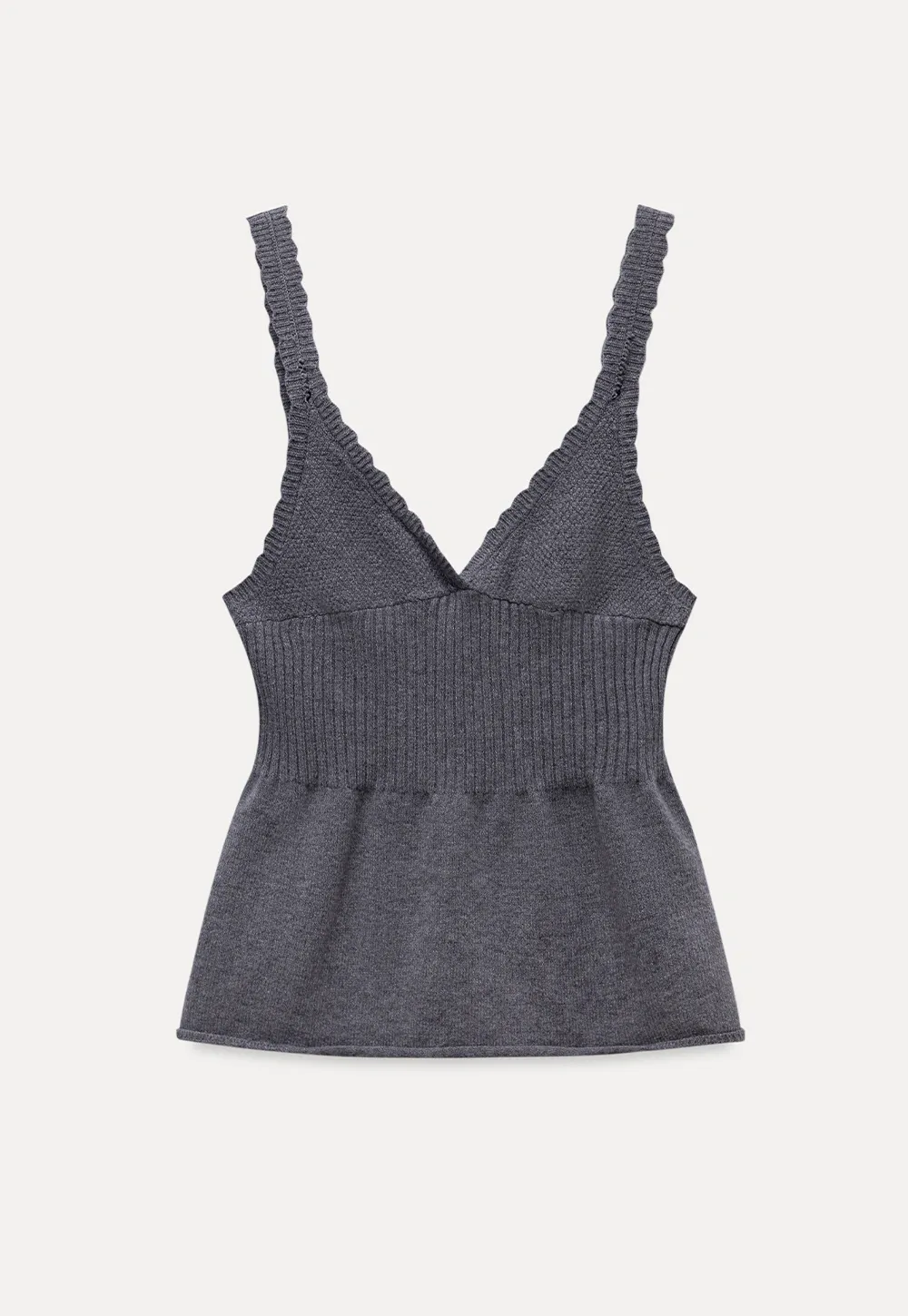 Womens 2 Piece Set Knit Cami Top with Long Sleeve Tee