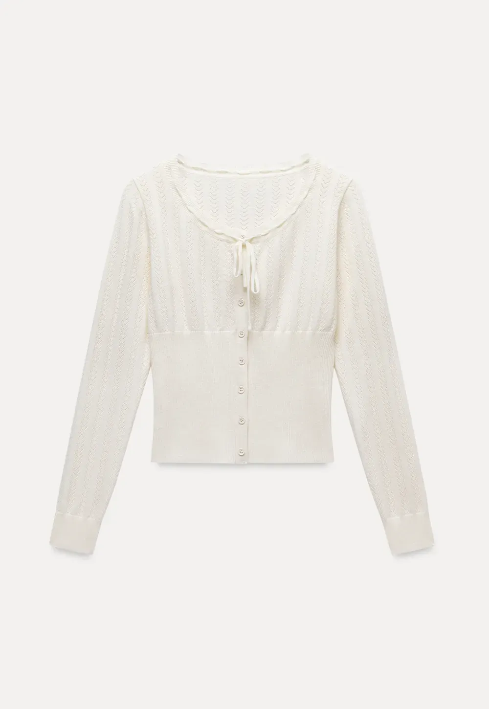 Knit Tie Front Cardigan