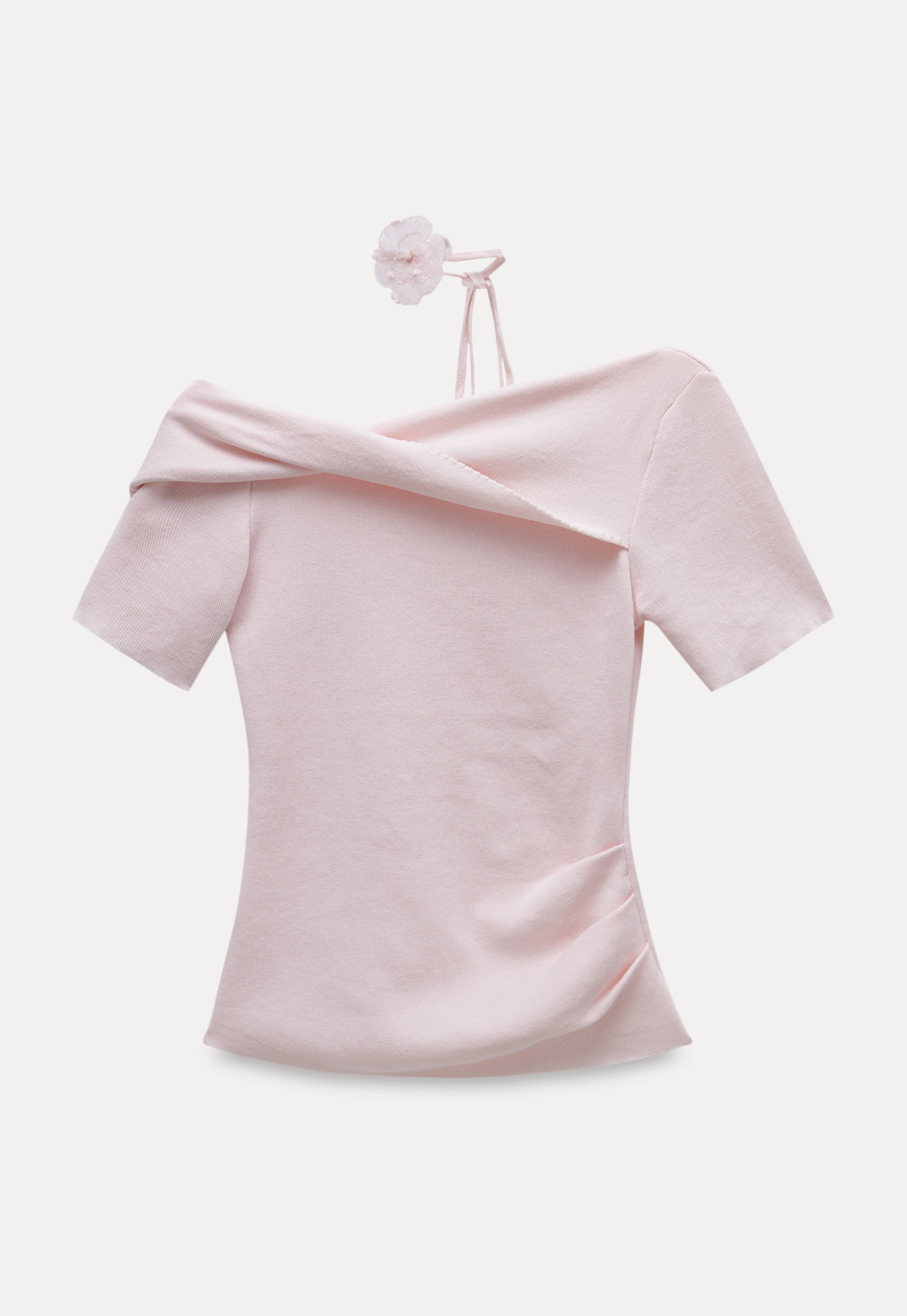 トップス S offshoulder tops petal theredthread THEREDTHREAD / ザレッドスレッド】S offshoulder tops petal