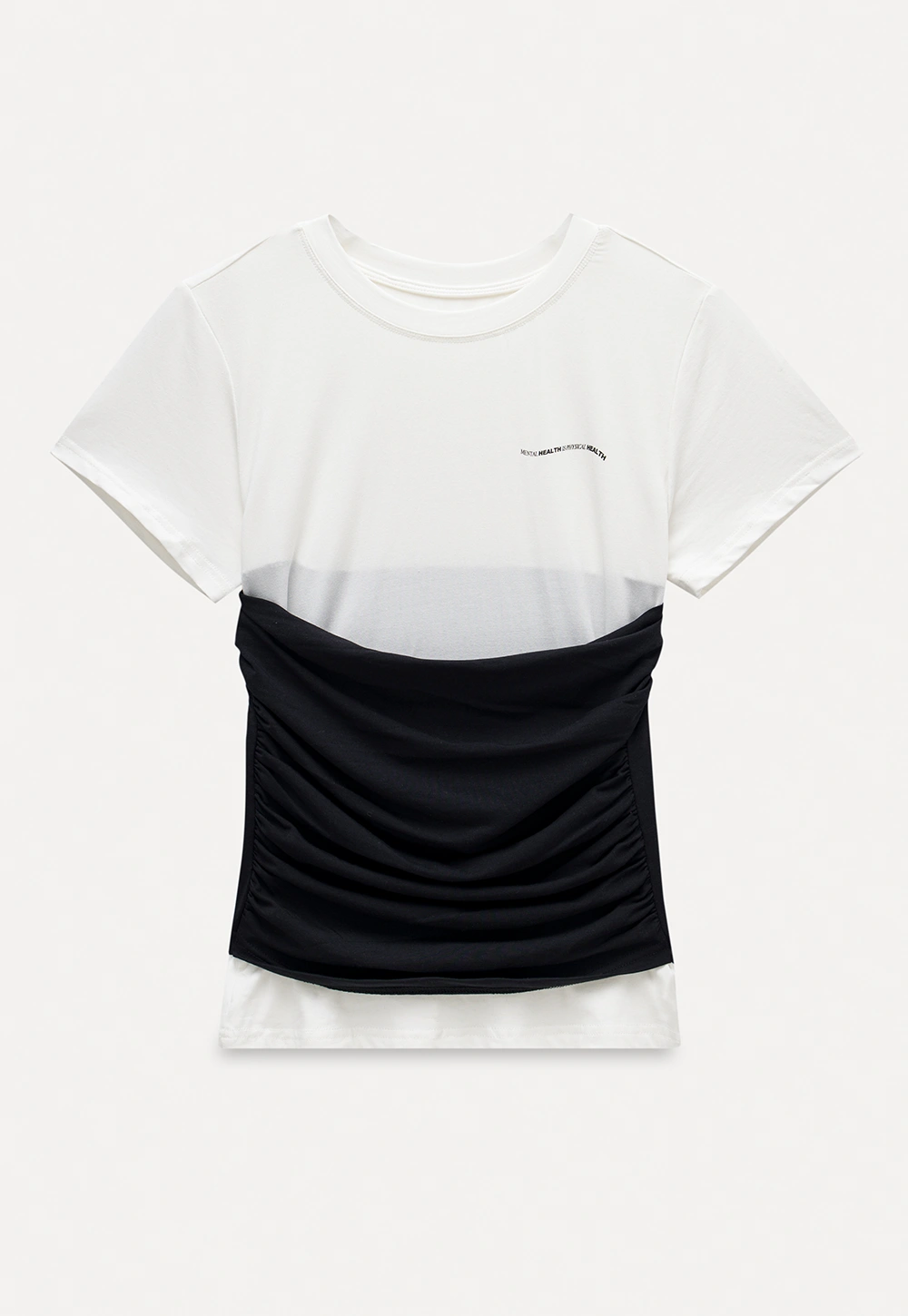 Black and White Contrast Tee