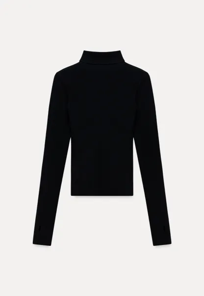Women’s Slim Fit Knit Turtleneck Top