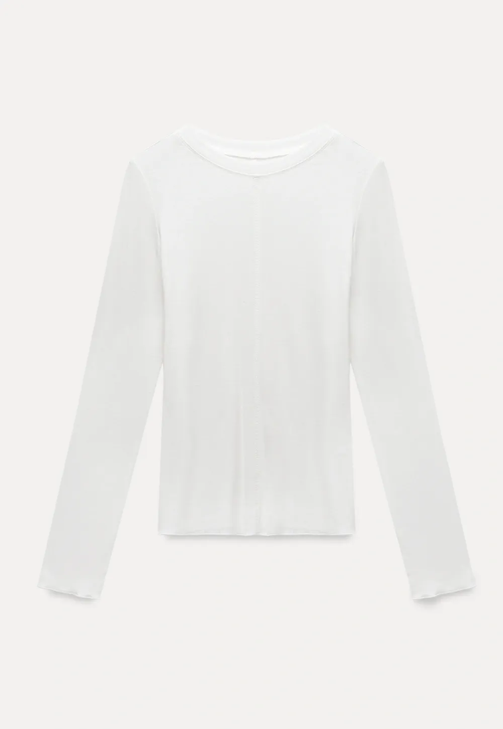 Womens Classic Long Sleeve Basic Tee