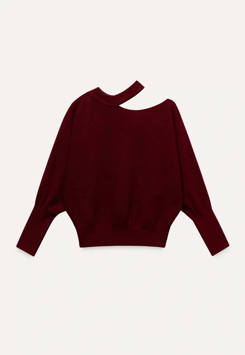 Off Shoulder Strap Detail Pullover