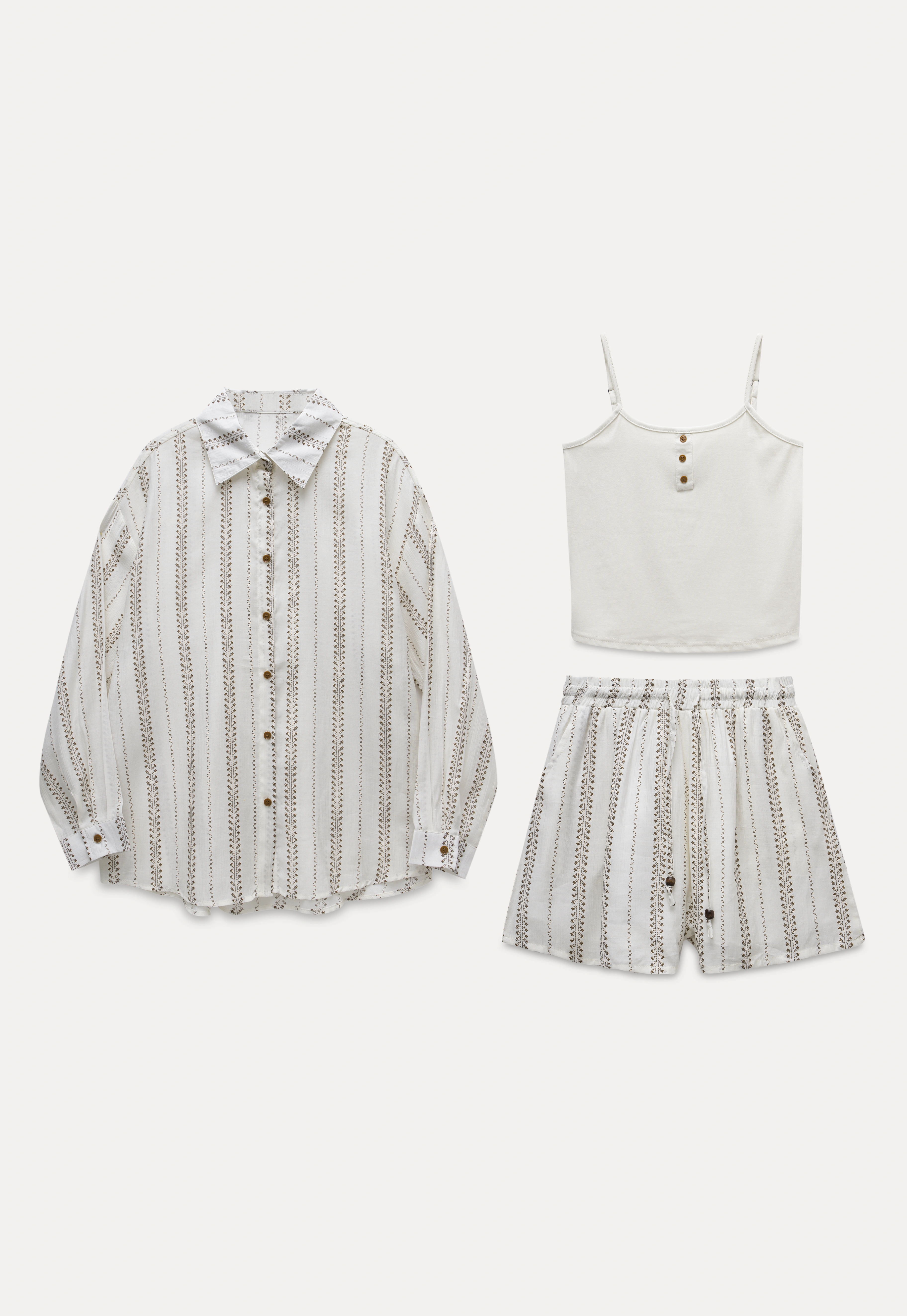 Striped Lounge Set