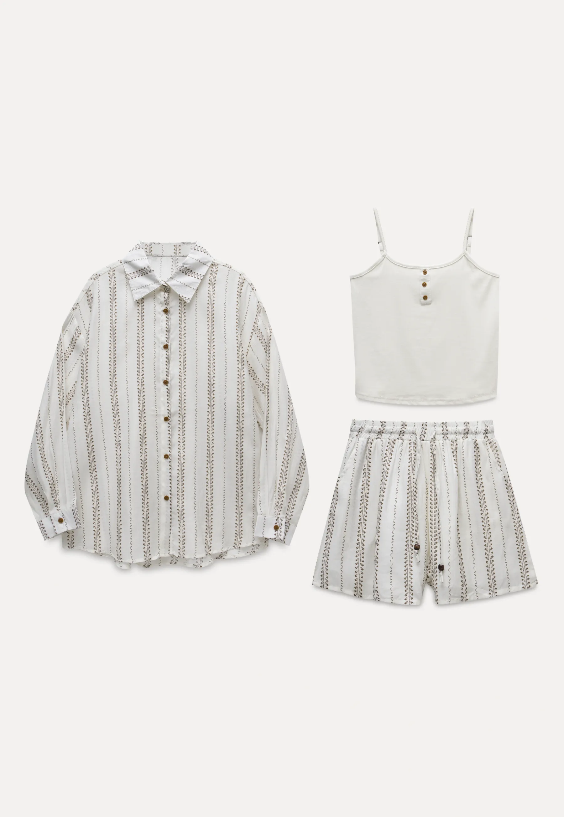 Striped Lounge Set