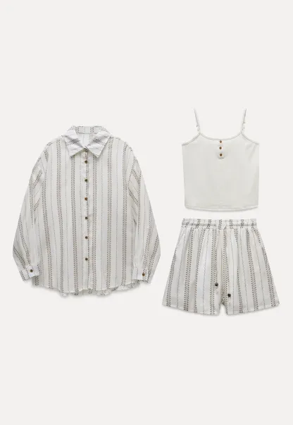 Striped Lounge Set
