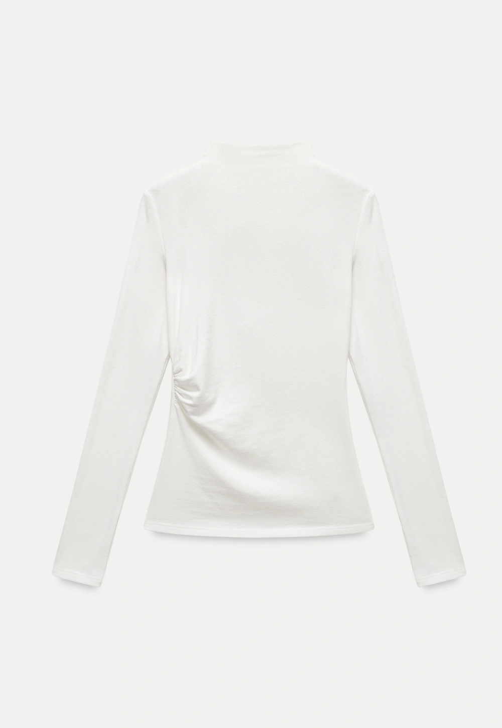 Womens Long Sleeve Mock Neck Top