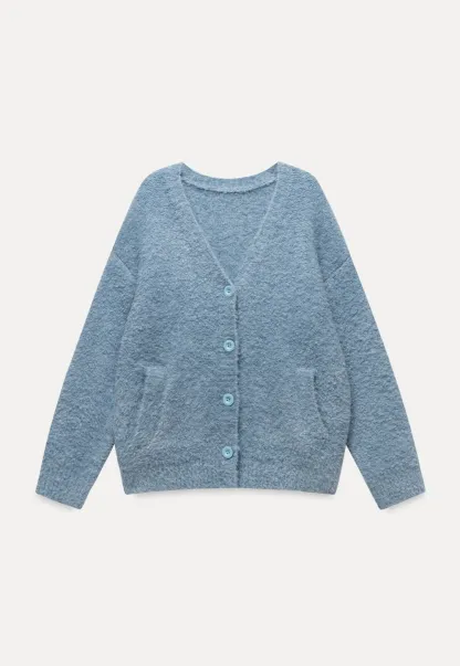 Women Warm Fuzzy Knit Cardigan