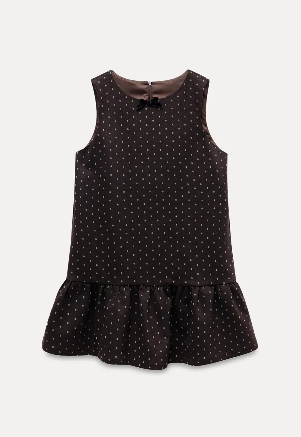 Polka Dot Sleeveless Mini Dress