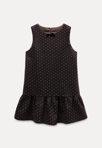 Polka Dot Sleeveless Mini Dress