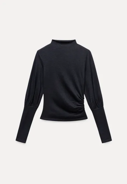 Women High Neck Long Sleeve Maxi Dress Elegant Casual Outfit