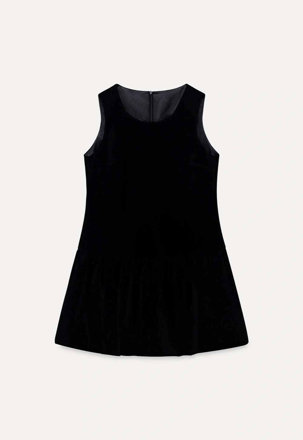 Women Sleeveless Velvet Mini Dress