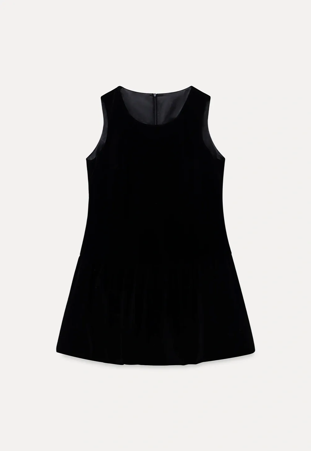 Women Sleeveless Velvet Mini Dress