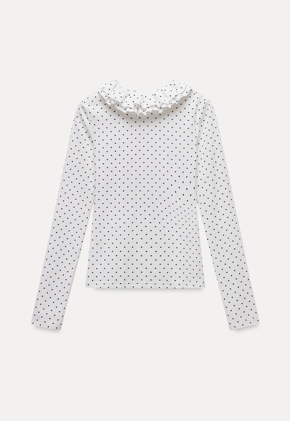 Women Polka Dot Long Sleeve T Shirt
