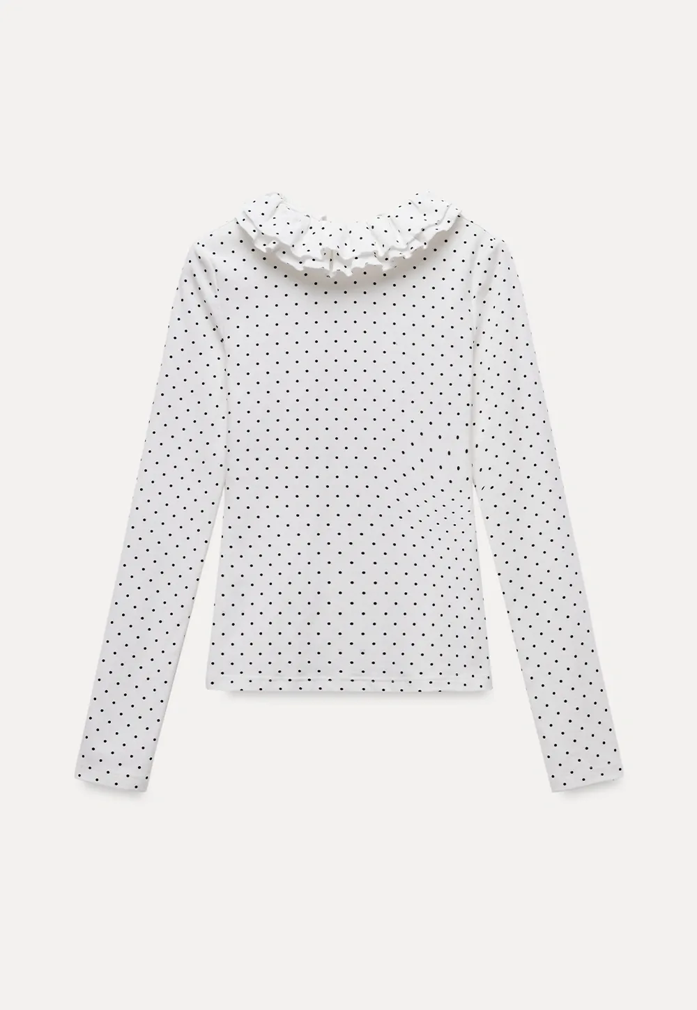 Women Polka Dot Long Sleeve T Shirt