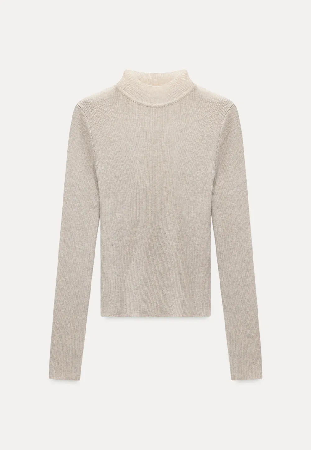 Women’s Ribbed Knit Turtleneck Sweater Top